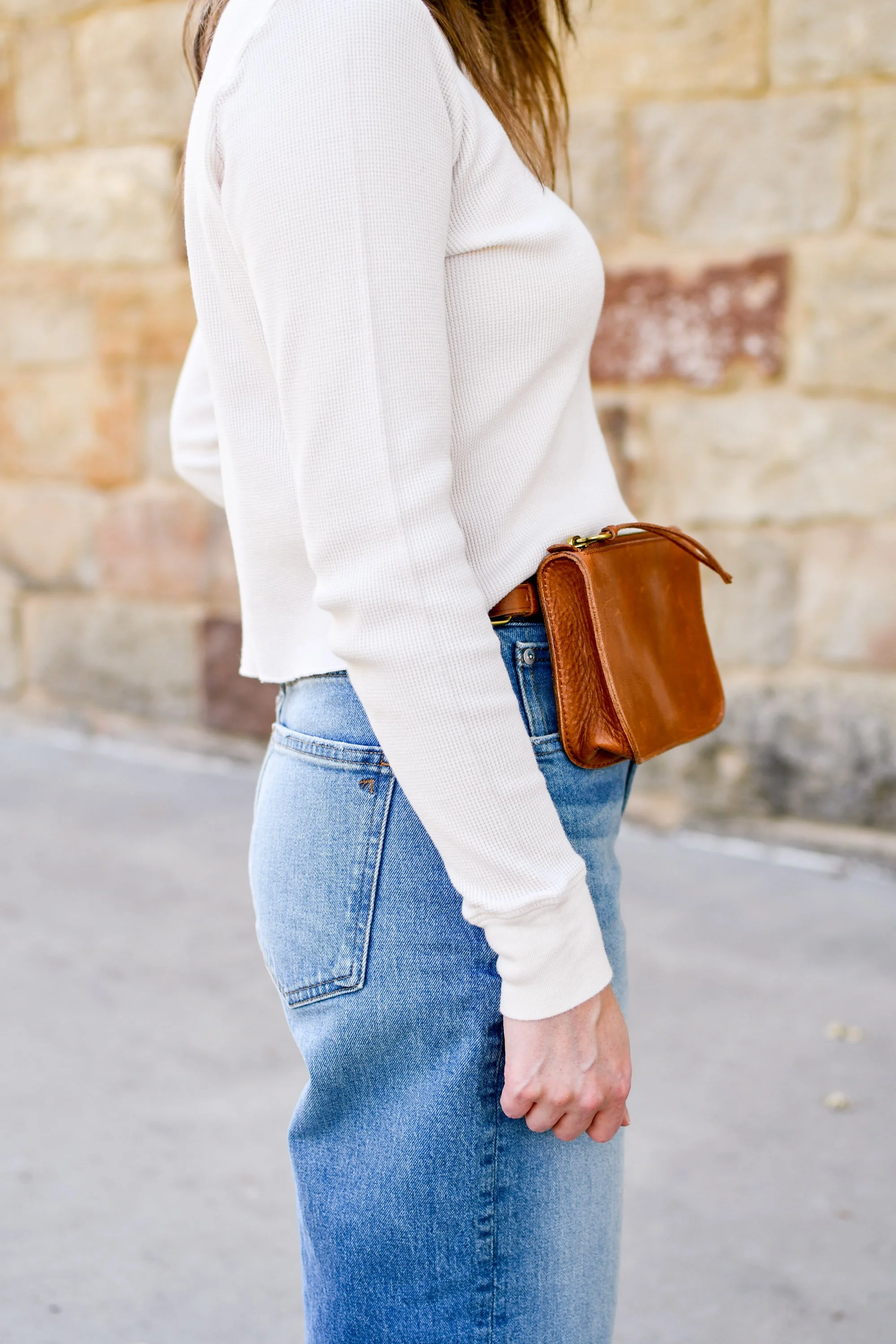 Madewell wide shop leg crop jeans